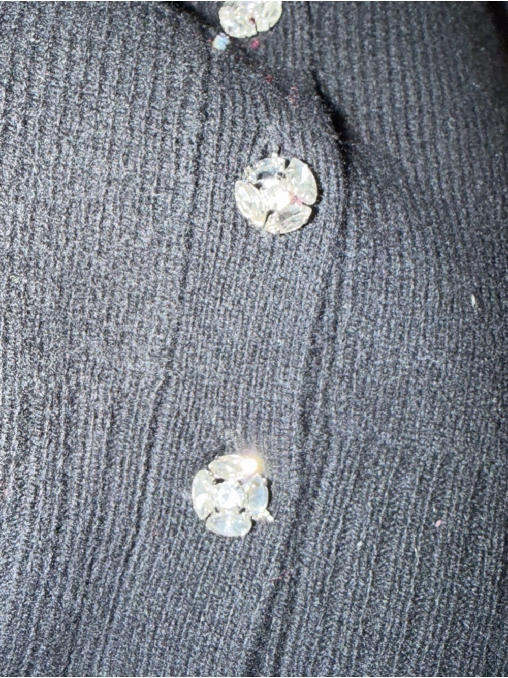 J crew Milano-stitch cinched-waist cardigan with embellished buttons - Picture 5 of 5